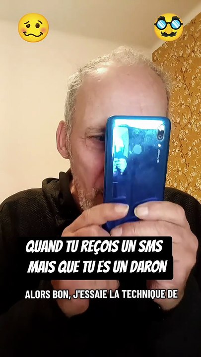 SMS sans mes lunettes 🥸