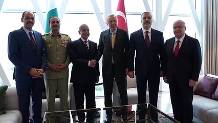 Cumhurbaşkanı Erdoğan, Pakistan Başbakanı Şerif ile görüştü