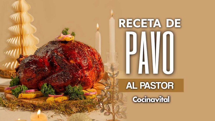 Receta de pavo al pastor para fiestas navideñas