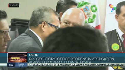 Peru, prosecutor’s office reopens investigation against former pres. Ollanta Humala
