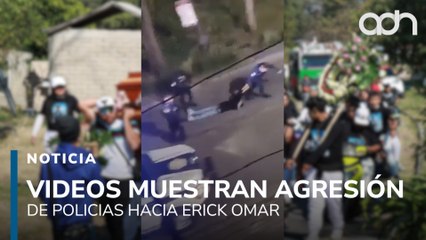 Revelan nuevos videos de las agresiones de policías contra el joven Erick Omar