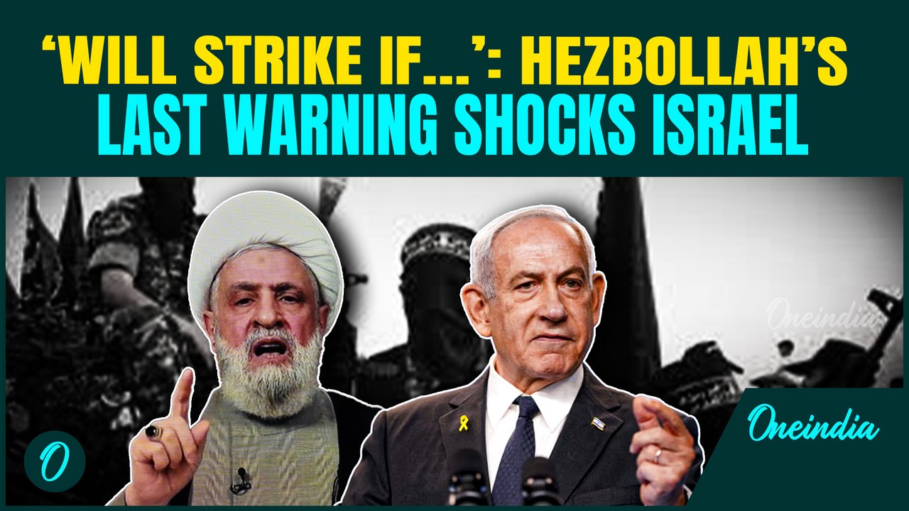 Israel Vs Hezbollah FULL SCALE War Erupts: Naim Qassem DECLARES Hezbollah WILL NOT DISARM, Warns IDF