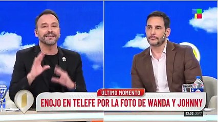 El fuerte enojo de Telefe con Wanda Nara por la foto con Johnny Depp: "Todo mal"
