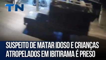 Suspeito de matar idoso e crianças atropelados em Ibitirama é preso