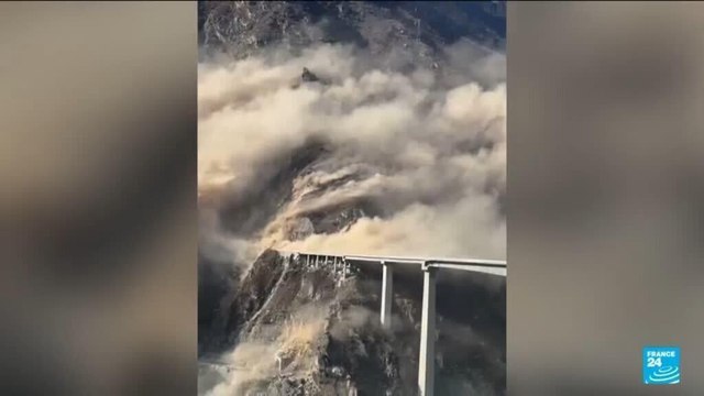 Chine : effondrement d'un pont dans la province du Sichuan