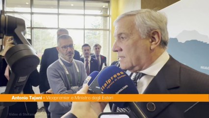 Tajani "Pieno sostegno dell'Italia all'Ucraina, lavoriamo insieme per la pace"