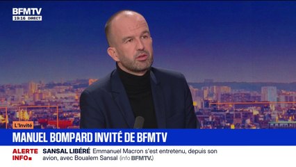 Libération de Boualem Sansal: "C'est une très bonne nouvelle, c'est un soulagement", affirme Manuel Bompard (LFI)