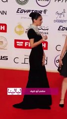 اطلالة سلمى أبو ضيف في افتتاح مهرجان القاهرة