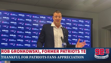 Rob Gronkowski - Thankful to Patriots Fans