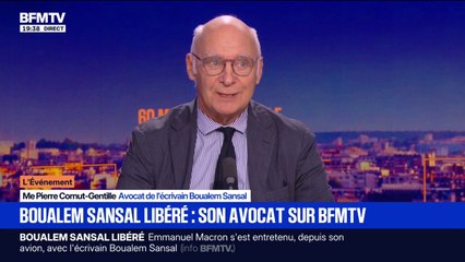 Boualem Sansal: "Son état de santé n'est pas alarmant" selon son avocat Me Pierre Cornut-Gentille