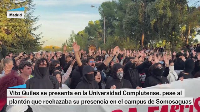 Vito Quiles llega a la Complutense