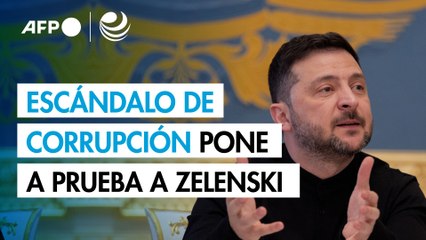 Un escándalo de corrupción y batallas judiciales ponen a prueba a Zelenski en Ucrania