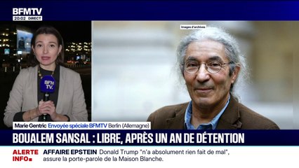 L'écrivain Boualem Sansal, gracié par Alger, est "en route" pour l'Allemagne