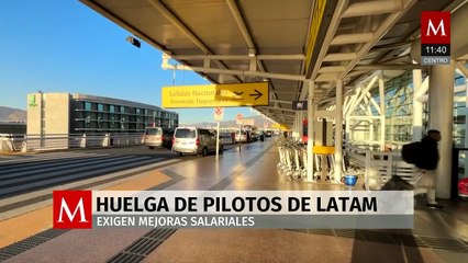 Pilotos de Latam inician huelga para exigir mejores salarios