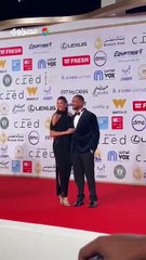 بعد شائعات الانفصال.. هنادي مهنى وأحمد خالد صالح ايد في ايد بمهرجان القاهرة السينمائي