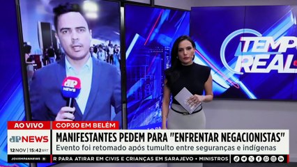 COP30: manifestantes pedem para ‘enfrentar negacionistas’