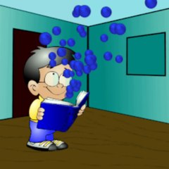 SERDAR ŞİMŞEK KİTAP OKUYAN ÇOCUK MÜZİKLİ GİF