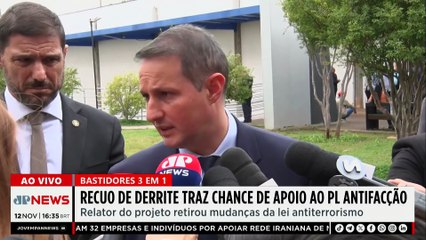 PL Antifacção: Derrite recua e aumenta chance de apoio para aprovação do projeto