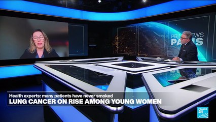 Why are lung cancer rates rising among young, fit women who have never smoked?