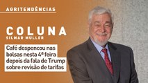 Café despencou nas bolsas nesta 4ª feira depois da fala de Trump sobre revisão de tarifas
