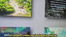 Inteligência artificial cria imagens do futuro no Museu do Amanhã