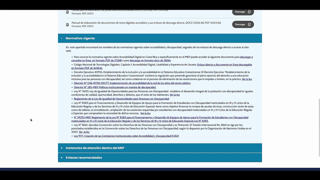 COLECCIÓN RECURSOS MEP