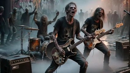 Zombie Metal – Dead But Loud (AI Music Video)