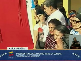 Presidente Nicolás Maduro develó el hito de la comuna 4 mil