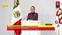 Claudia Sheinbaum participa en reunión con la CIRT