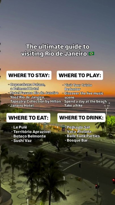 The Ultimate Guide for Visiting Rio de Janeiro