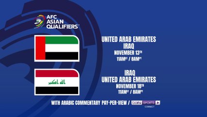 Everything is on the line in the Asian qualifiers — dreams, pride, and a ticket to glory.  Watch it LIVE on #beINSPORTS, with Arabic commentary on PPV!