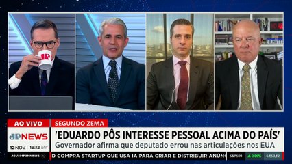 EITA! Zema: “Eduardo Bolsonaro pôs interesse pessoal acima do país”
