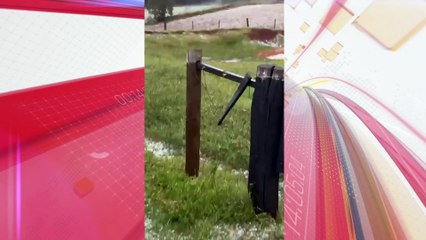 Forte temporal com granizo causa estragos em Mato Rico (PR)