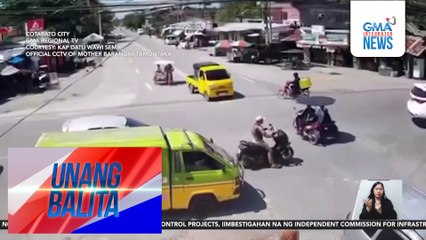2 estudyante, sugatan matapos masalpok ng police patrol car ang isang tricycle | Unang Balita
