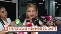 JEANINE ÁÑEZ LLEGÓ A SCZ