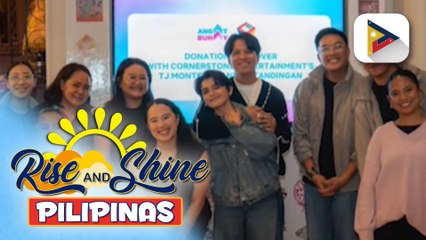 TALK BIZ | KZ Tandingan at TJ Monterde, nagpaabot ng tulong para sa mga nasalanta ng Bagyong #TinoPH at #UwanPH