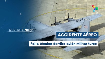 Avión de transporte militar de Türkiye se estrella en Georgia