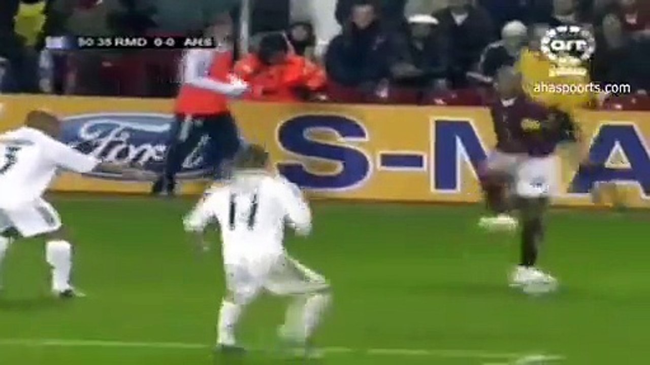 الشوط الثاني مباراة ارسنال و ريال مدريد 0-0 ثمن نهائي عصبة الابطال 2006