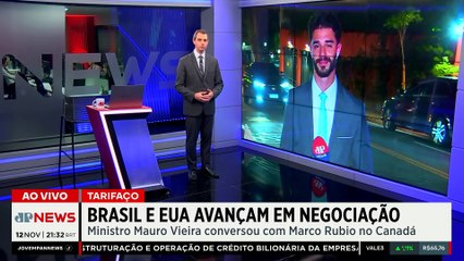 Negociação Brasil-EUA avança: Vieira e Rubio se encontram para discutir tarifas