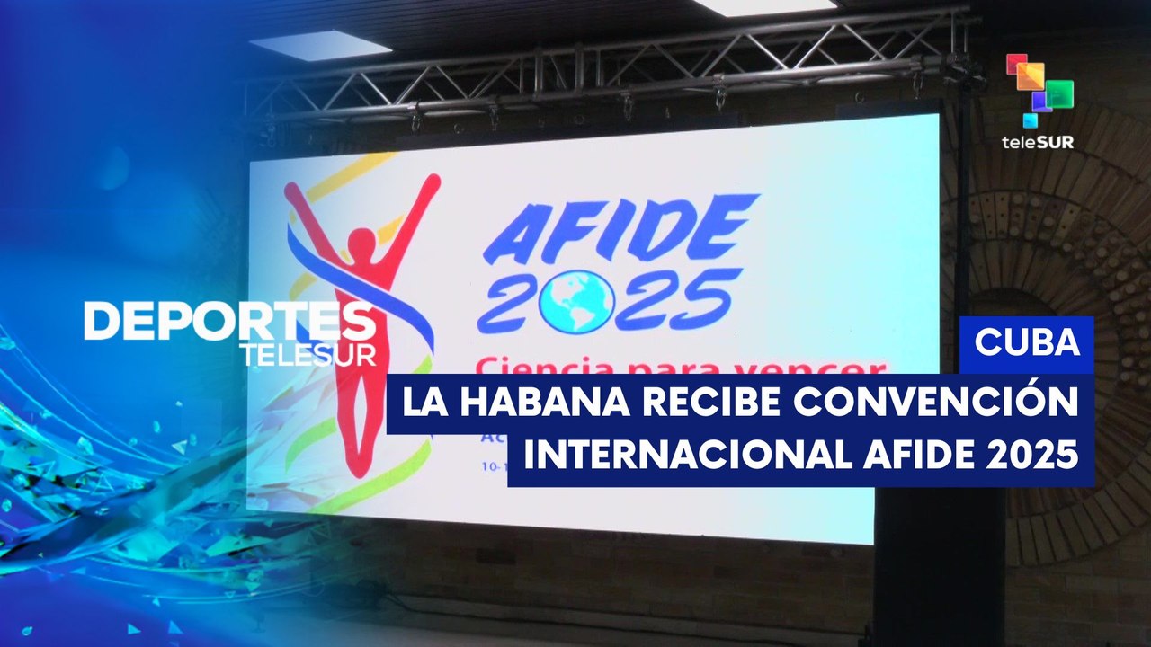 La Habana acoge la AFIDE 2025 bajo el lema "Ciencia para vencer" DEPORTES TELESUR 12-11-2025