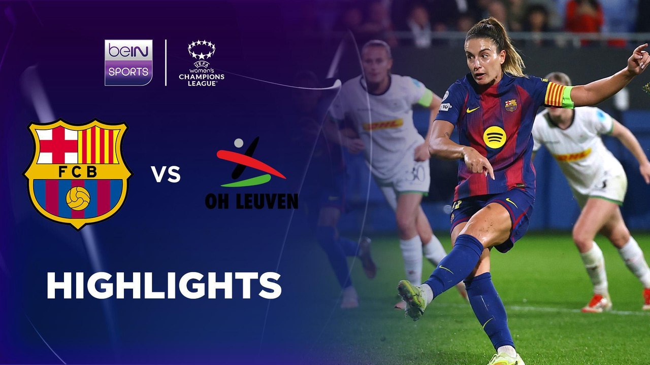 Barcelona 3-0 Oud-Heverlee Leuven | UEFA Women's Champions League 25/26 Match Highlights