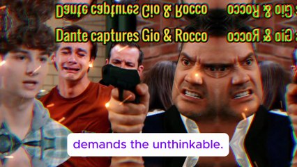 Rocco & Gio are captured, Dante makes a mistake to let Sidwell's experiment succ