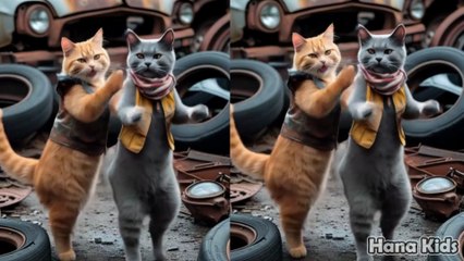 😻 Dancing Kittens in Sync! ✨ Funny Cats Video 💃🐱💫 Kalau Kau Suka Hati