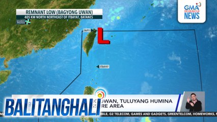 PAGASA - Bagyong Uwan, tuluyang humina bilang low pressure area | Balitanghali