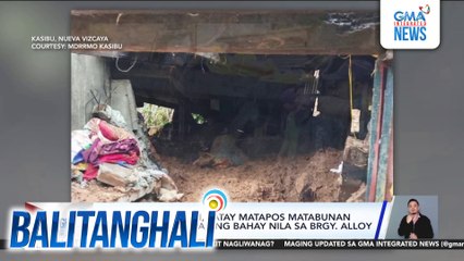 10-anyos na lalaki, patay matapos matabunan ng gumuhong lupa ang bahay nila sa Brgy. Alloy | Balitanghali