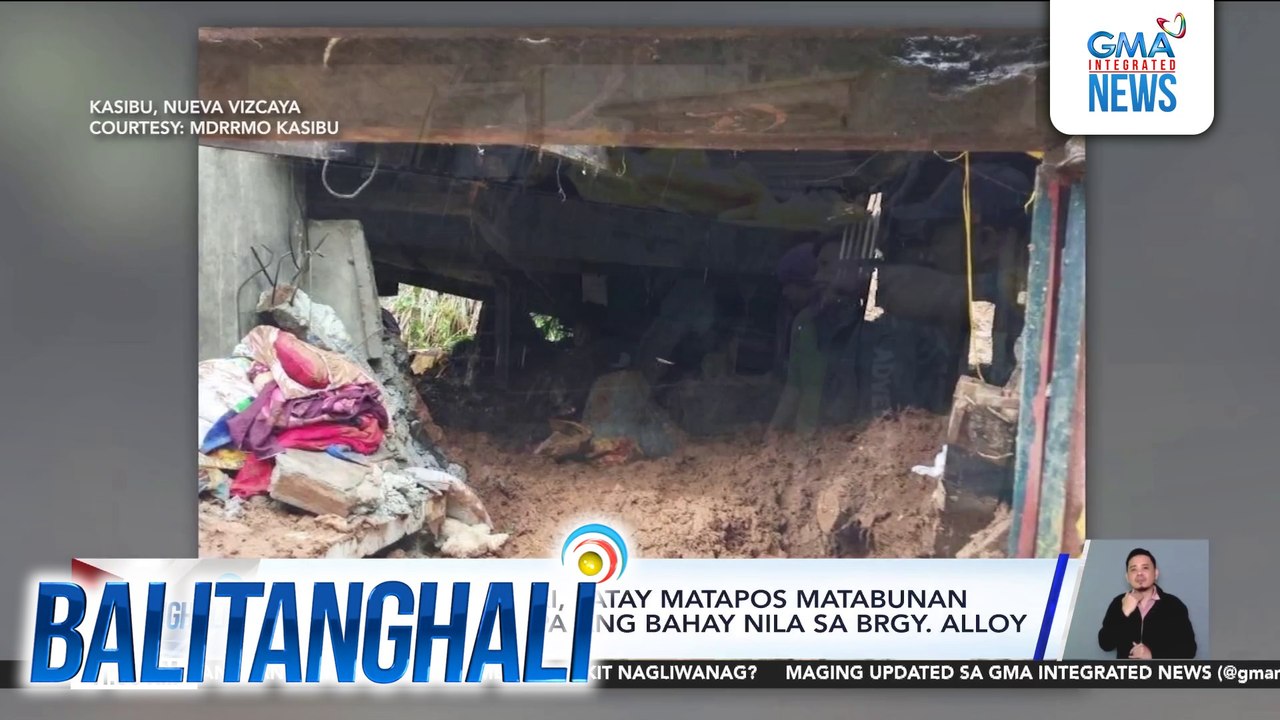 10-anyos na lalaki, patay matapos matabunan ng gumuhong lupa ang bahay nila sa Brgy. Alloy | Balitanghali