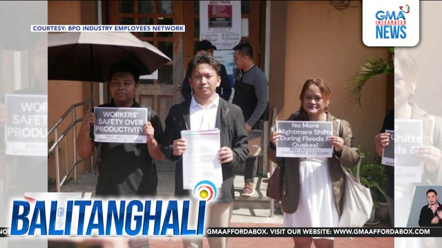 100 BPO companies, iniimbestigahan ng DOLE dahil puwersahan umanong pinapasok ang mga empleyado sa kasagsagan ng Bagyong Uwan | Balitanghali