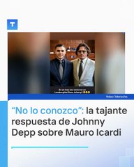 Johnny Depp negó conocer a Mauro Icardi