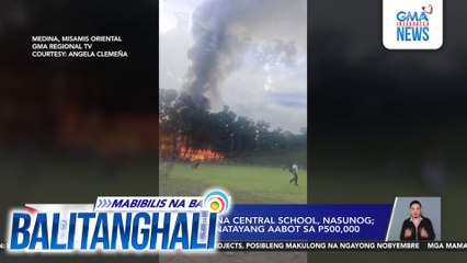 8 silid-aralan sa Medina Central School, nasunog; halaga ng pinsala, tinatayang aabot sa P500,000 | Balitanghali