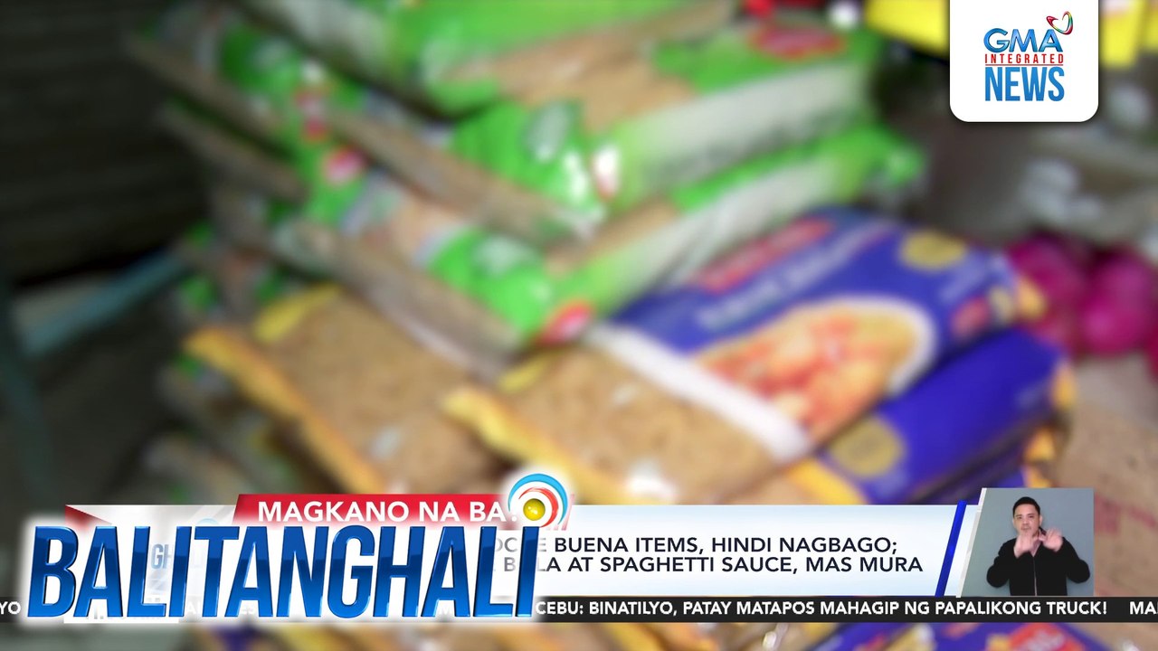 DTI - Presyo ng 129 noche buena items, hindi nagbago; ilang ham, queso de bola at spaghetti sauce, mas mura ngayong taon | Balitanghali